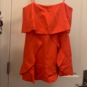 BCBG Orange Cocktail Dress